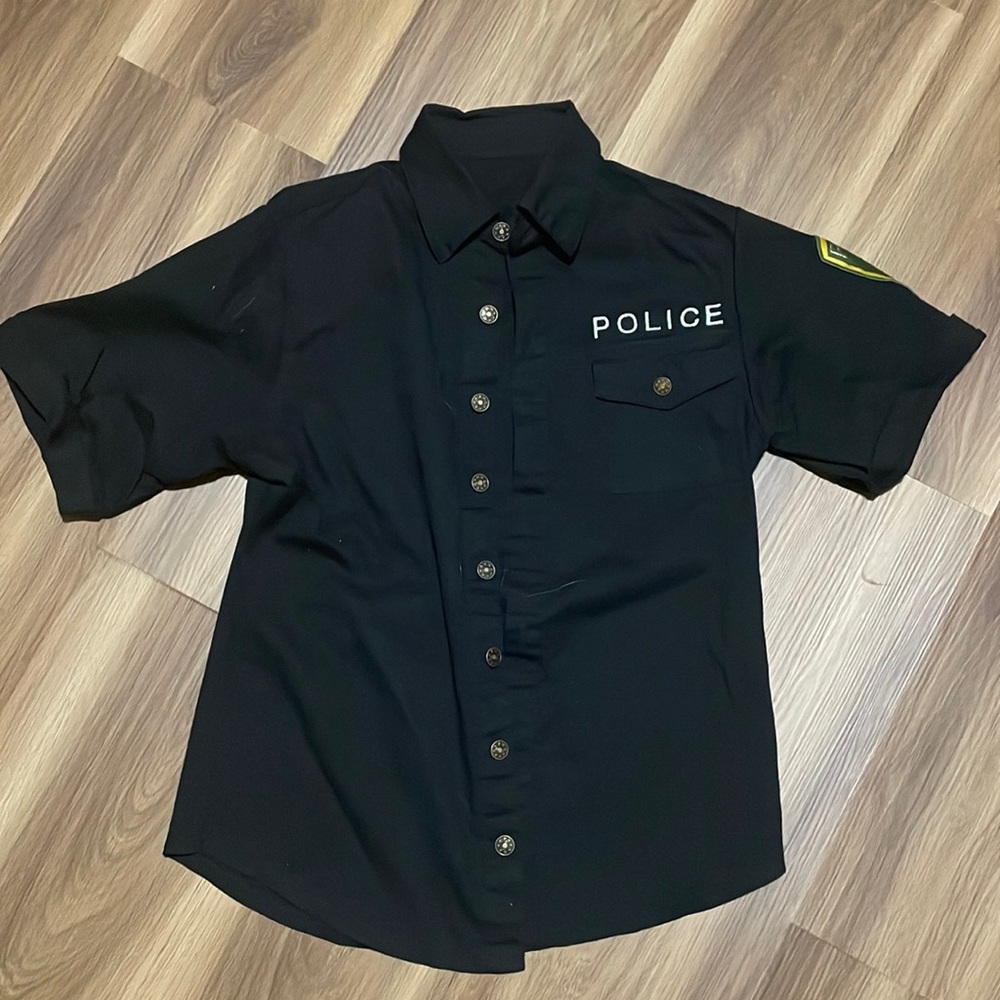 Men’s medium Police costume top